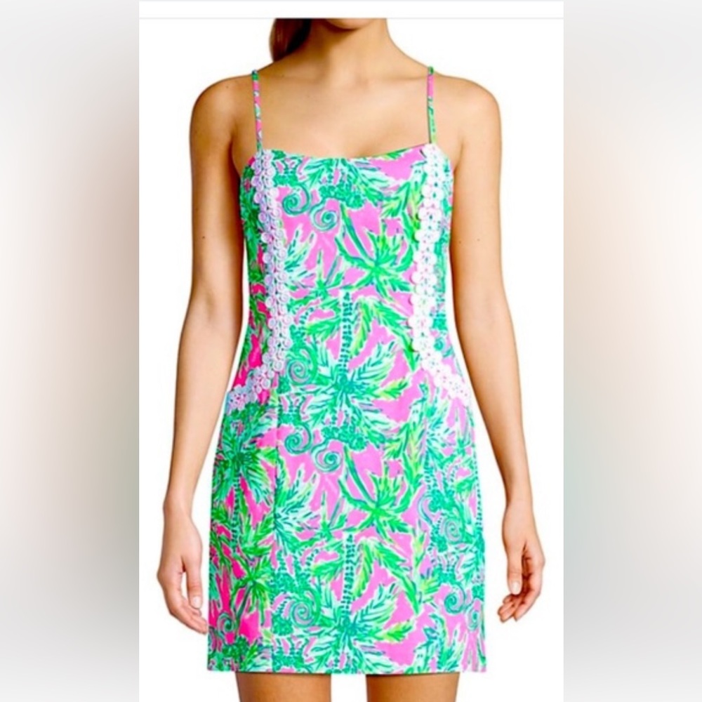 Lilly Pulitzer Dress. Ties in back